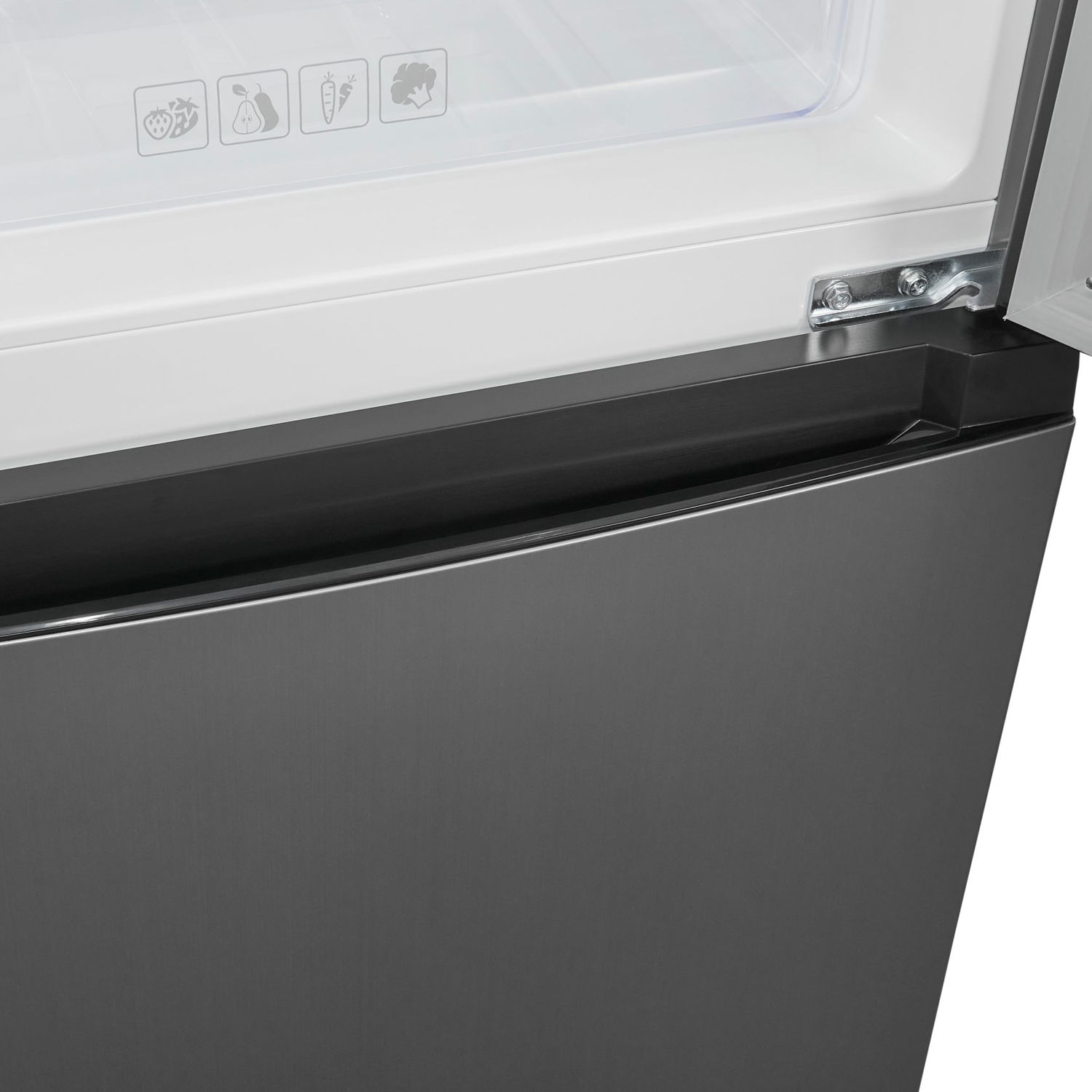 Combina frigorifica Exquisit, cu dispenser de apa, 260 litri, inox