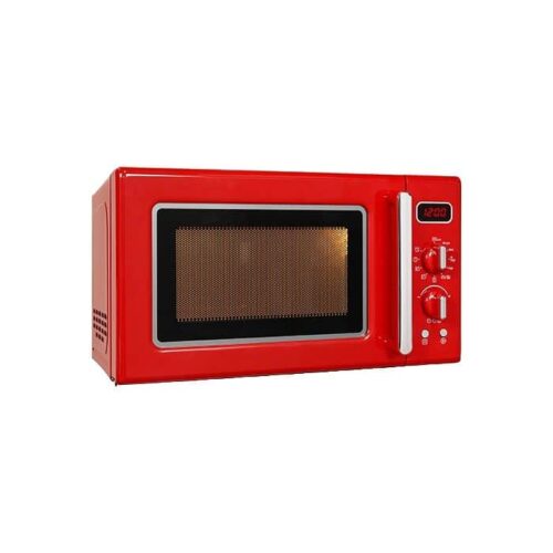 Cuptor cu microunde 2in1 Retro, 20 litri, Exquisit, rosu