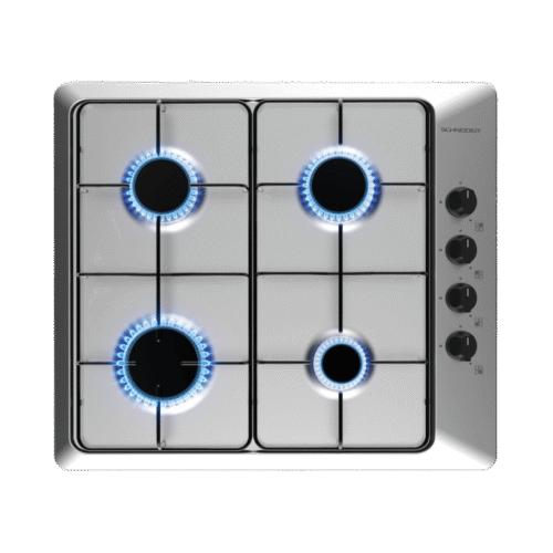 Plita incorporabila pe gaz, Schneider, SCTG6040X1, 4 arzatoare, 60 cm, inox