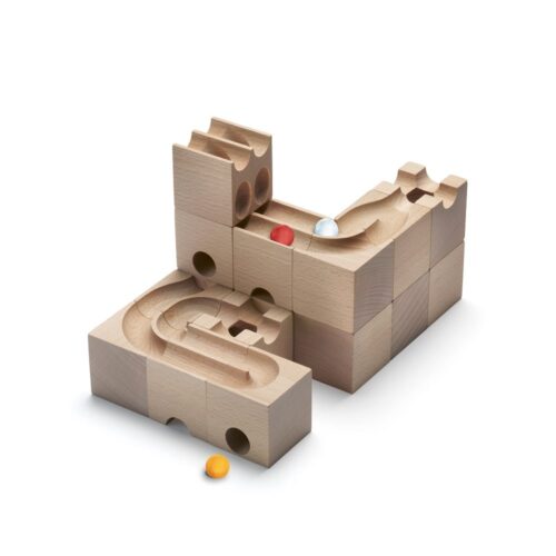 Set joc din lemn pentru copii, CUBORO, Duo, lemn natur