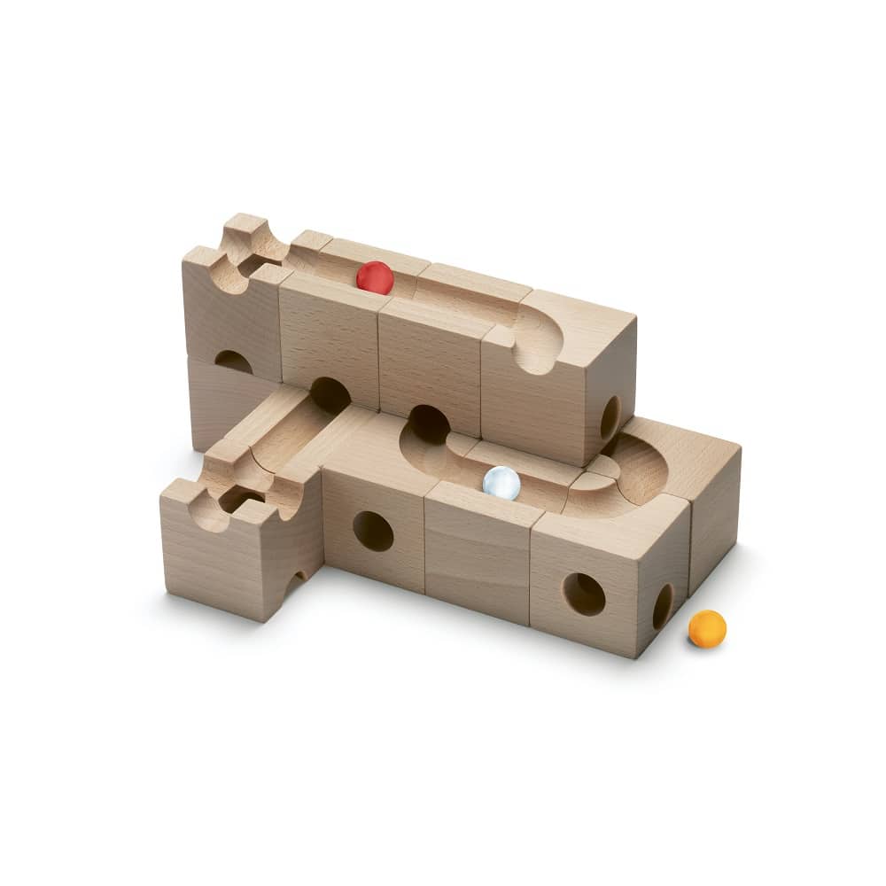 Set joc din lemn pentru copii, CUBORO, Pro, lemn natur