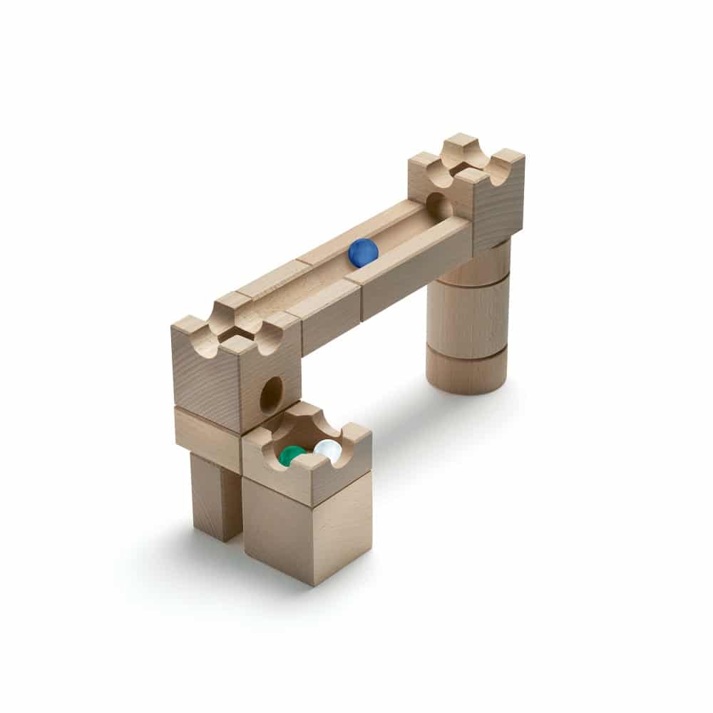 Set joc din lemn pentru copii, CUBORO, Magnet, lemn natur