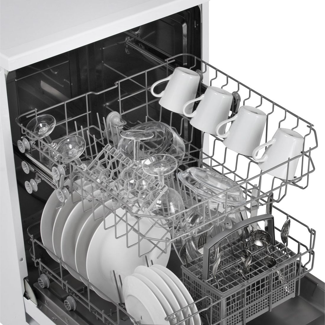 Masina de spalat vase, Exquisit, GSP6012-030EW, 12 seturi, alb