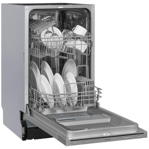 Masina de spalat vase incorporabila, Exquisit, 9 seturi, inox