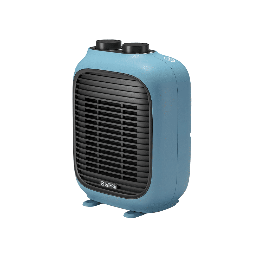 Aeroterma electrica cu termostat, Olimpia Splendid, Caldo Pocket, 1500 W, albastru