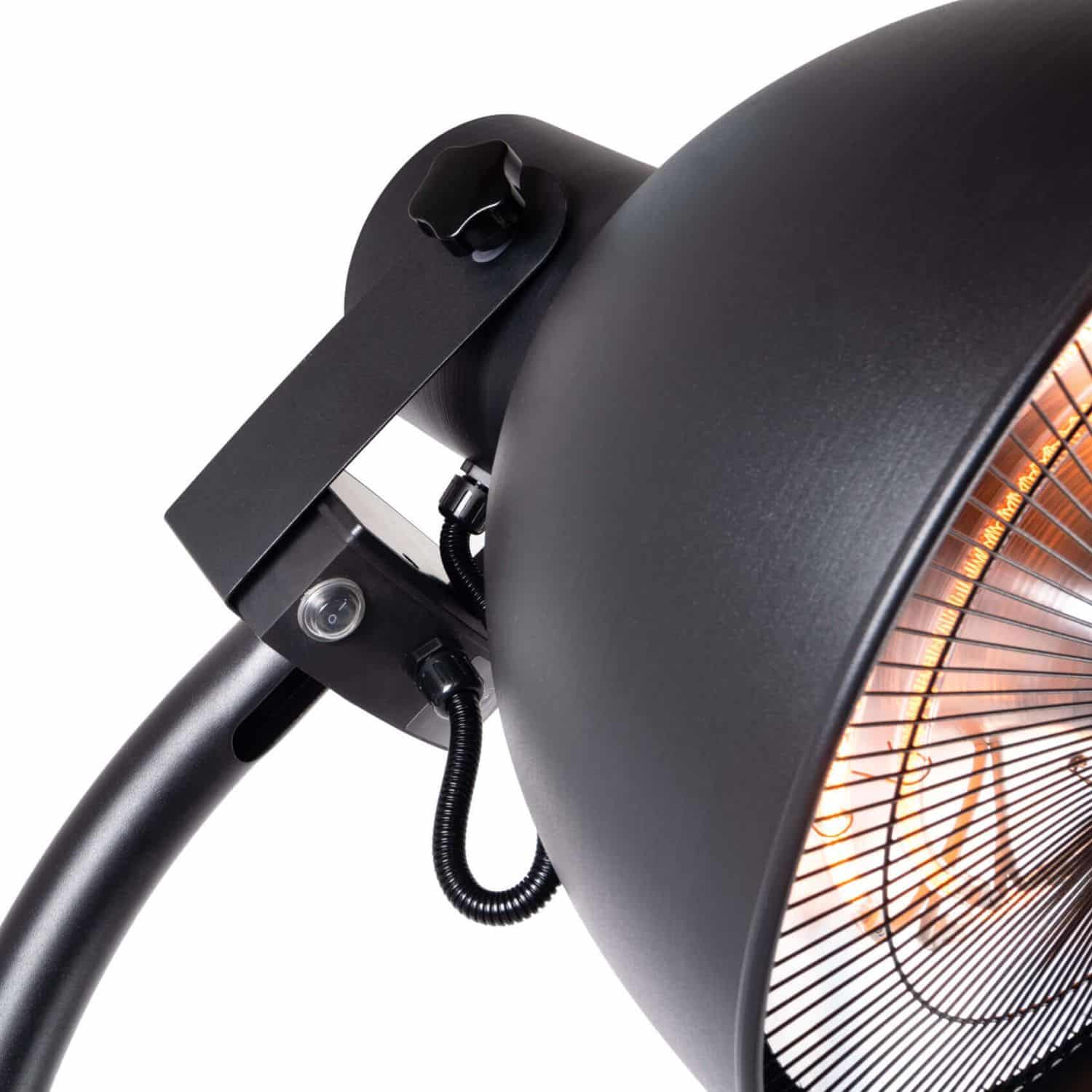 Incalzitor electric de terasa, Eurom, Sunset, 2000 W, negru