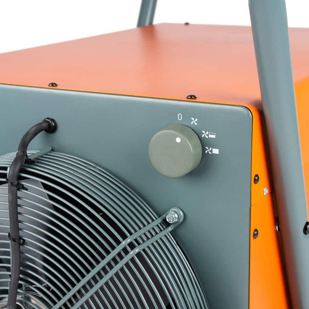 Aeroterma electrica industriala, Eurom, Heat-Duct-Pro, 15000 W, portocaliu