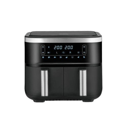 Friteuza dubla cu aer cald Air Fryer, Severin, 7.6 litri, negru