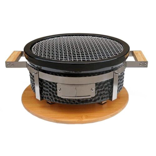 Gratar cu carbuni, CREATE, BBQ Kamado Hibachi, negru