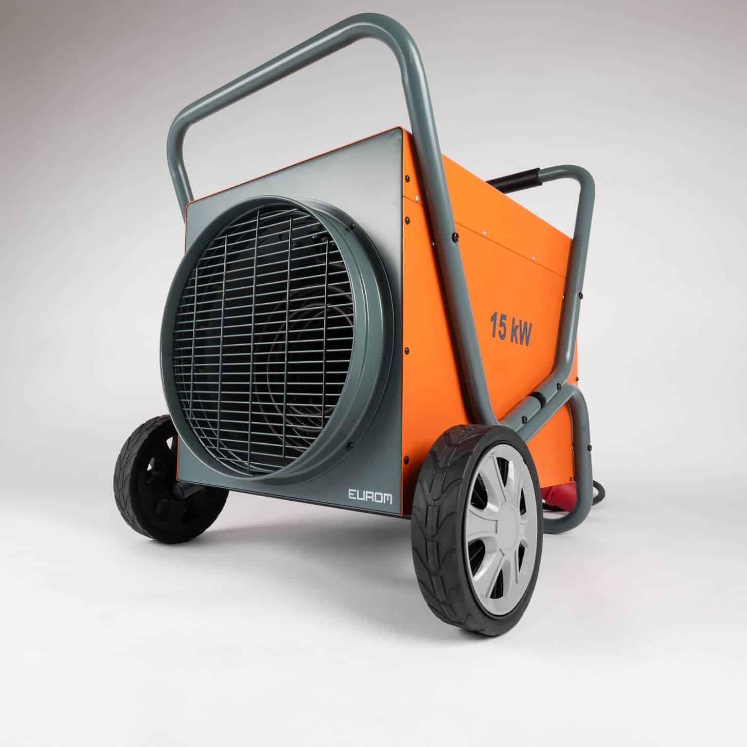 Aeroterma electrica industriala, Eurom, Heat-Duct-Pro, 15000 W, portocaliu