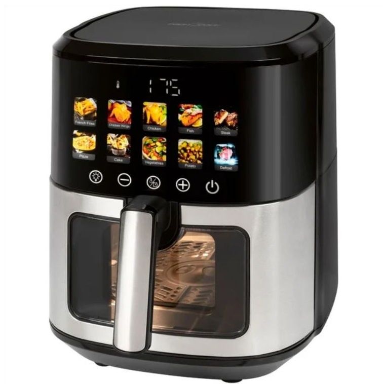 Friteuza cu aer cald XXL Air fryer, Proficook, 6.5 litri, negru