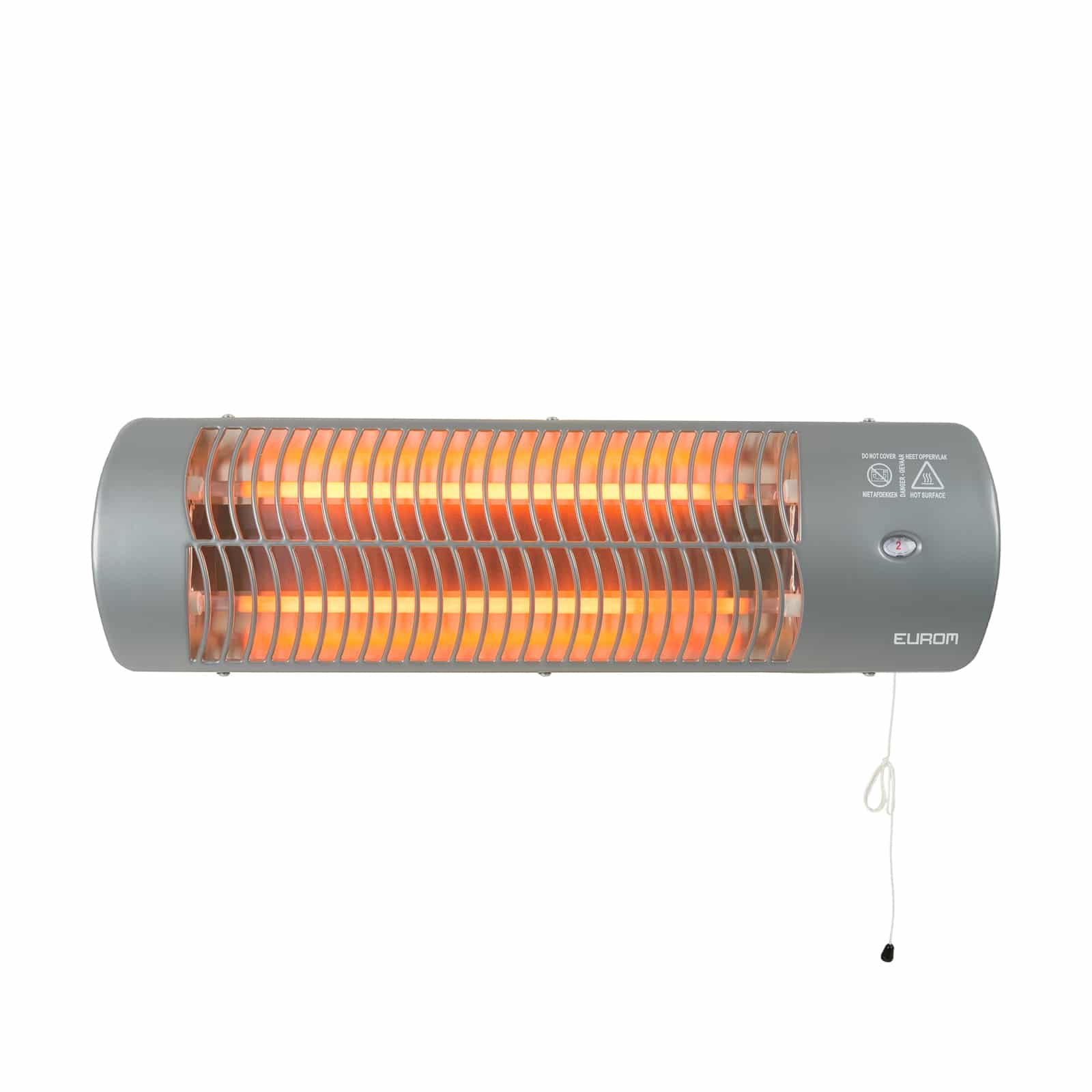 Radiator cu infrarosu de perete, Eurom, QH1203, 1200 W, gri