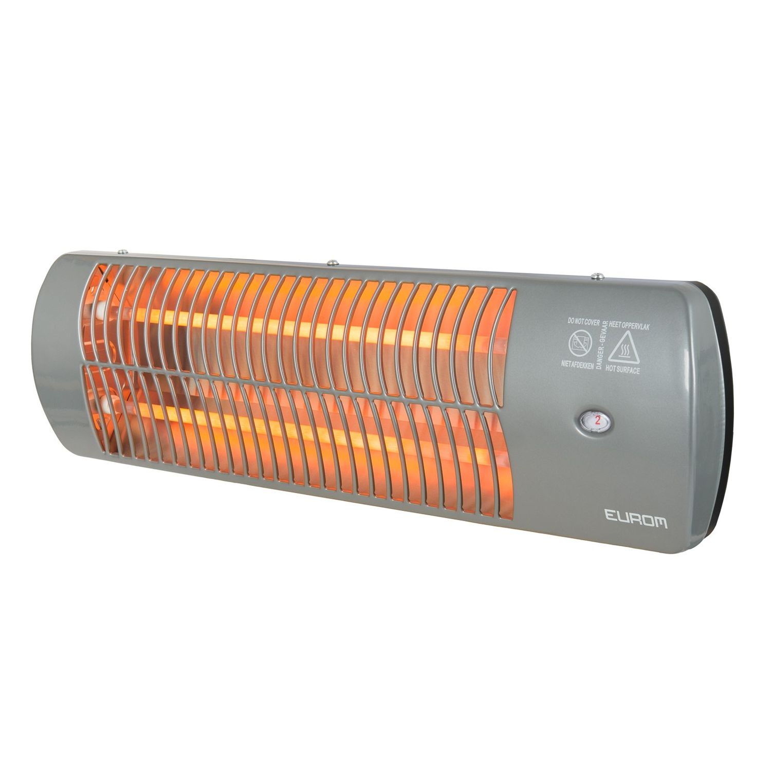 Radiator cu infrarosu de perete, Eurom, QH1203, 1200 W, gri