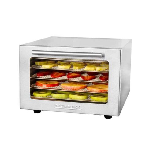 Deshidrator alimente, Gastroback, Mini Professional, 5 tavi, inox