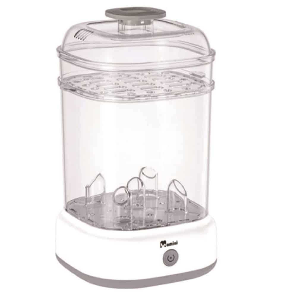 Sterilizator pentru biberoane, Momini, Quick Steam, alb