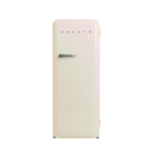 Frigider Retro, CREATE, 281 litri, crem/sage