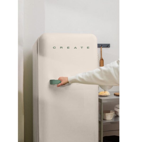 Frigider Retro, CREATE, 281 litri, crem/sage