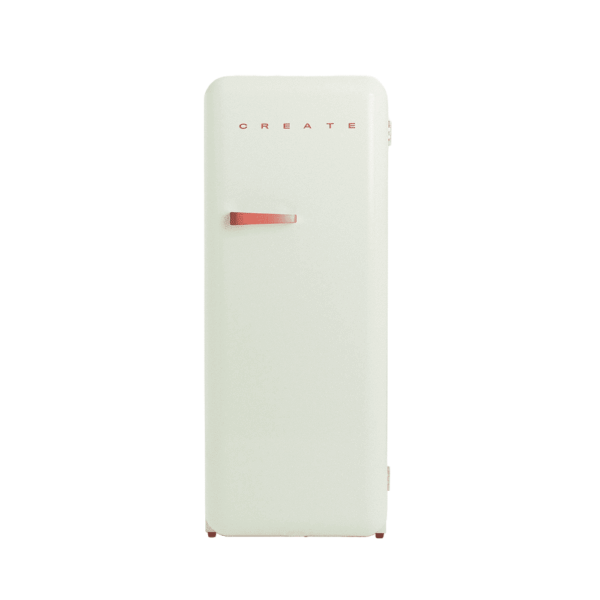 Frigider Retro, CREATE, 281 litri, verde pastel/teracota
