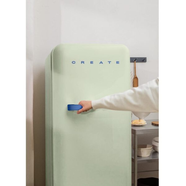 Frigider Retro, CREATE, 281 litri, verde pastel/albastru