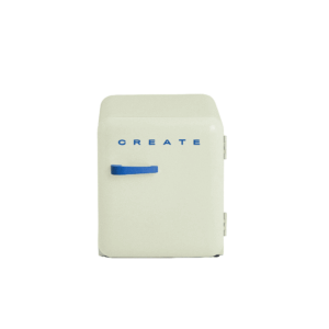 Frigider minibar Retro, CREATE, 48 litri, verde pastel/albastru