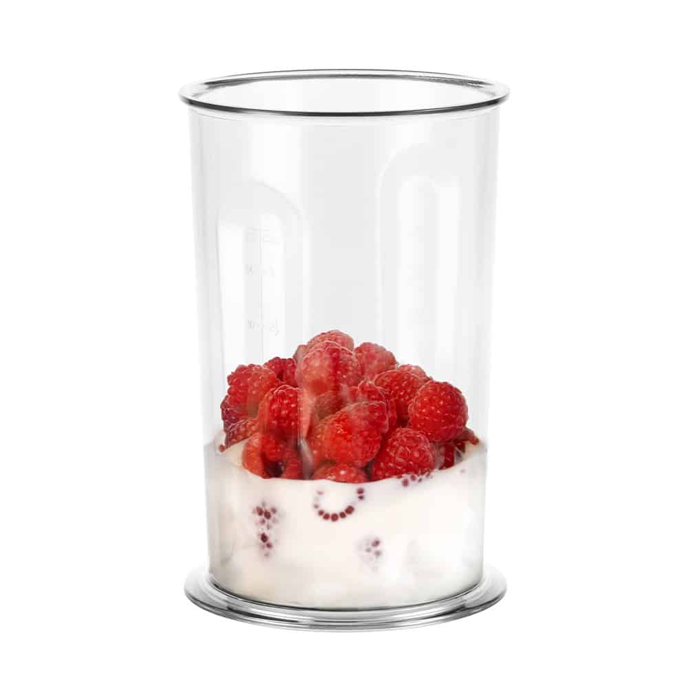 Blender de mana si accesorii, 5in1, Gastroback, 1200 W, argintiu