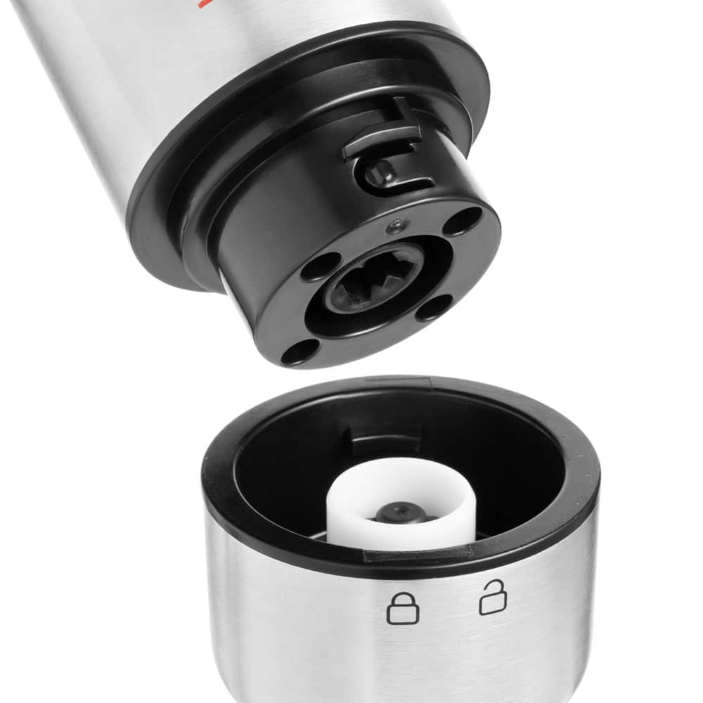 Blender de mana si accesorii, 5in1, Gastroback, 1200 W, argintiu