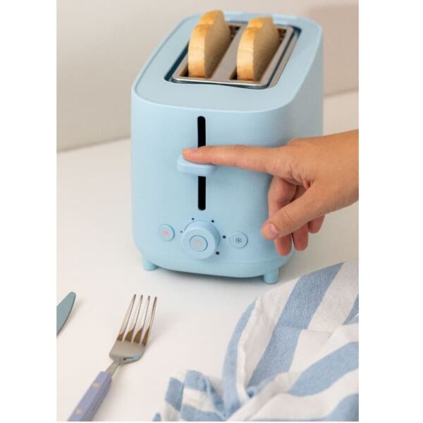 Prajitor de paine, CREATE, Toast Studio, 2 felii, blue pastel