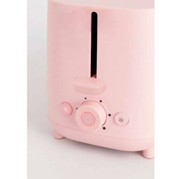 Prajitor de paine, CREATE, Toast Studio, 2 felii, roz pastel