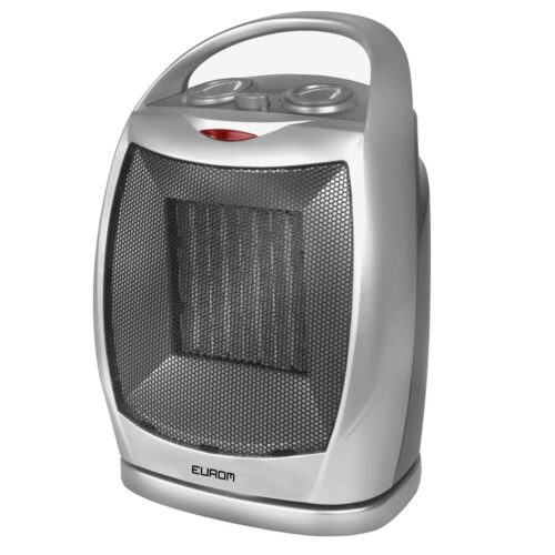 Aeroterma electrica cu termostat, Eurom, SF1525, 1500 W, gri