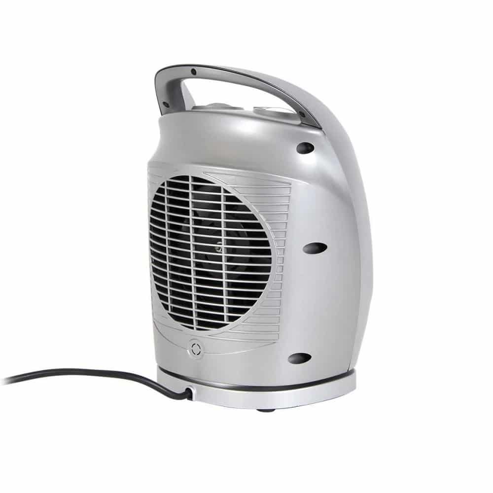 Aeroterma electrica cu termostat, Eurom, SF1525, 1500 W, gri