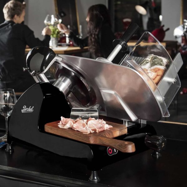 Feliator electric inclinat profesional, Berkel, Home Red Line 300, 0-12 mm, negru