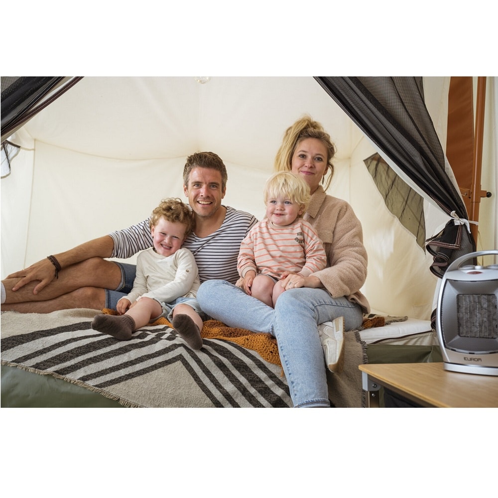 Aeroterma electrica cu termostat, Eurom, SF1525, 1500 W, gri