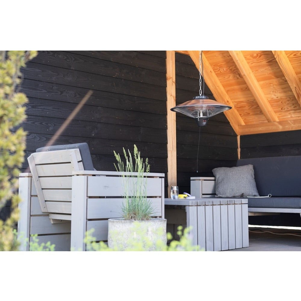 Incalzitor electric de terasa, Eurom, Partytent, 2100 W, negru