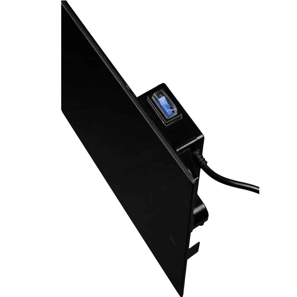 Panou electric pentru baie, Eurom, Sani 1000 WiFi, negru