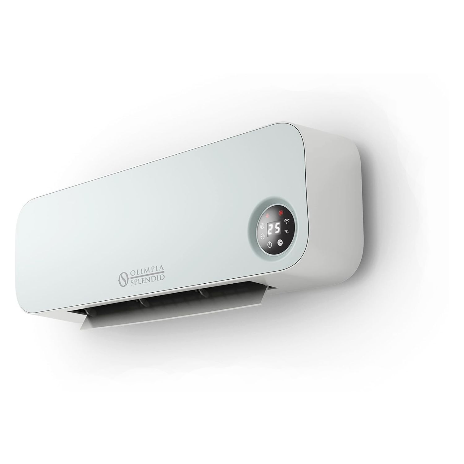 Aeroterma electrica de perete cu termostat, Olimpia Splendid, Caldo Sky G, 2000 W, verde