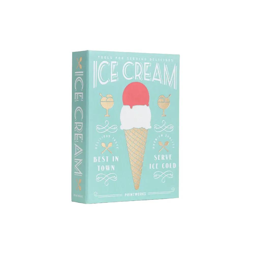 set ustensile pentru inghetata Printworks, accesorii pentru inghetata printworks, cupa pentru inghetata