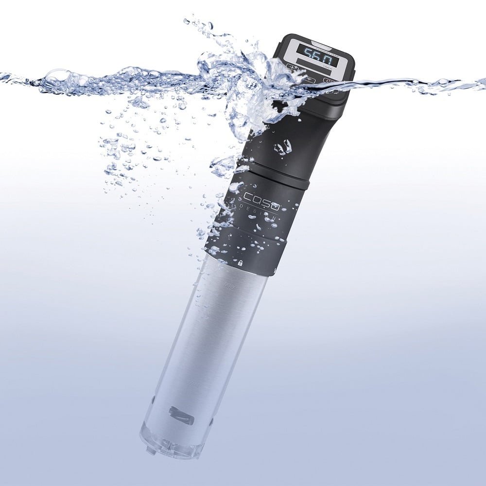 Stick pentru sous vide, Caso Germany, SV Pro 1200 Smart, WiFi, 1200 W, negru/inox