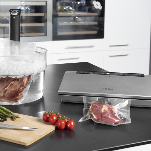 Aparat de vidat, Caso Germany, GourmetVAC 380, vidare uscata/umeda/marinare, inox