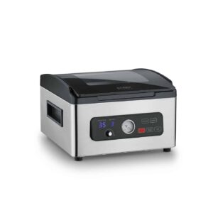 Aparat de vidat cu camera profesional, Caso Germany, VacuChef 700, vidare uscata/umeda/lichida, inox