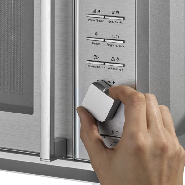 Cuptor cu microunde 2 in 1, 20 litri, Caso Germany, MG 20 Cube Ceramic, inox