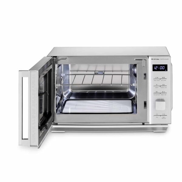 Cuptor cu microunde 2 in 1, 20 litri, Caso Germany, MG 20 Cube Ceramic, inox