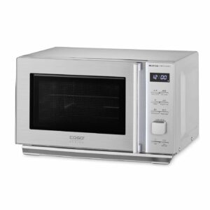 Cuptor cu microunde 2 in 1, 20 litri, Caso Germany, MG 20 Cube Ceramic, inox
