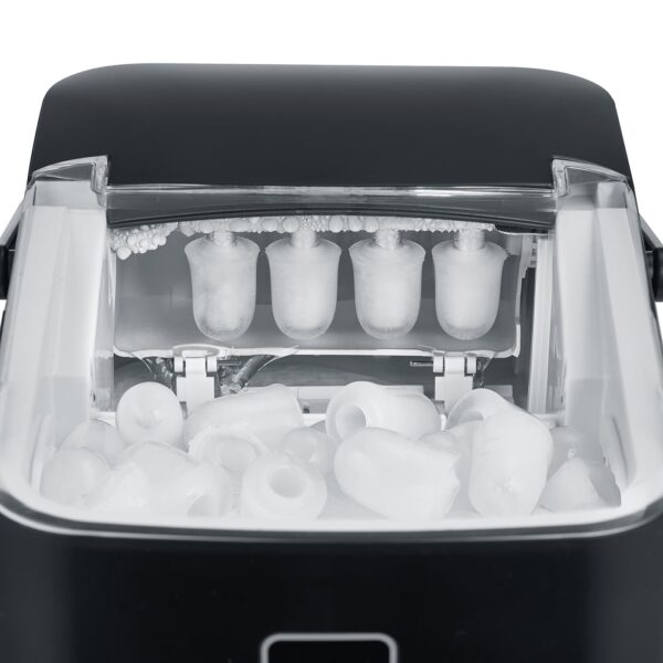 Masina de facut gheata cuburi, Caso Germany, IceChef Compact, 12 kg/24h, negru