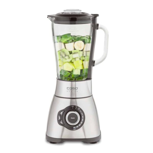 Blender si accesorii 3in1, Caso Germany, B1800 PowerBlender, argintiu
