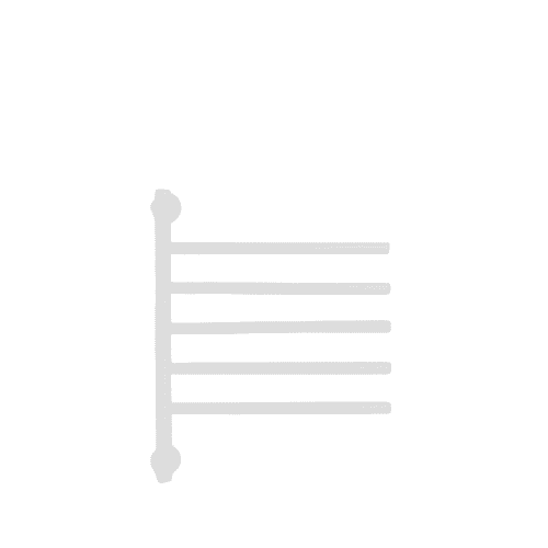 Calorifer/radiator electric pentru baie, CREATE, Warm Towel Minimal, alb