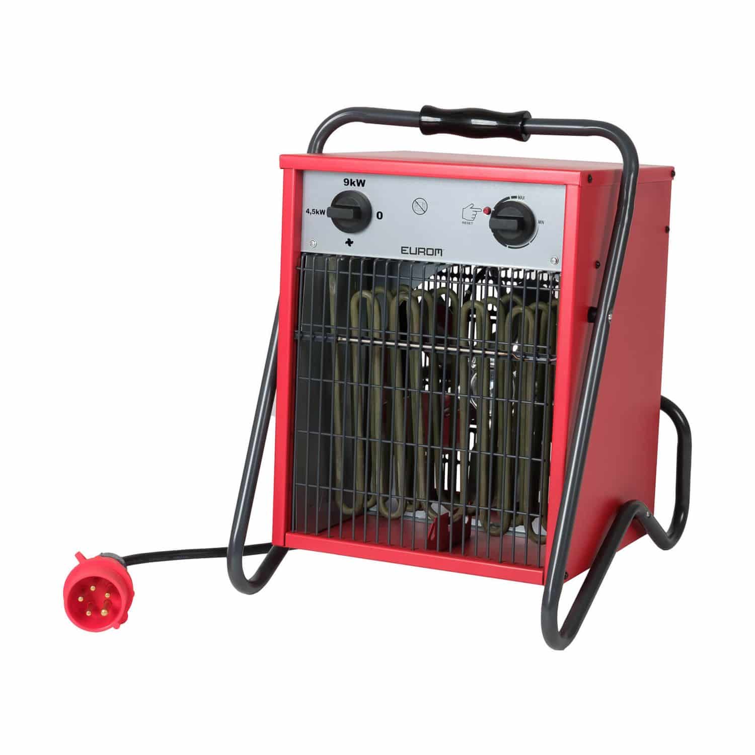 Aeroterma electrica industriala, Eurom, EK9002, 9000 W, rosu