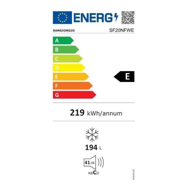 Congelator, SanGiorgio, SF20NFWE, 194 litri, alb