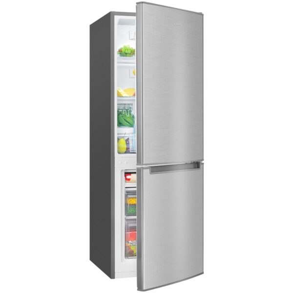 Combina frigorifica, Bomann, KG7359IX, 173 litri, inox