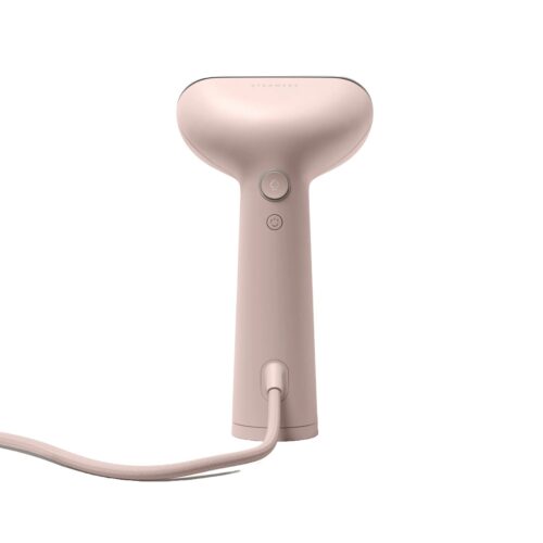 Aparat de calcat vertical cu aburi, Steamery Stockholm, Cirrus No.3, 1200 W, 90 ml, roz pastel