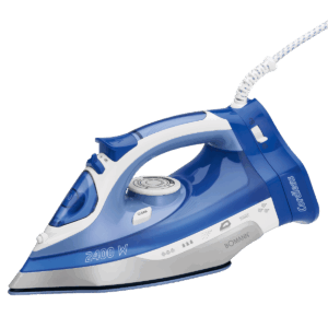 Fier de calcat, Bomann, DB6006CB, 2400 W, 350 ml, albastru